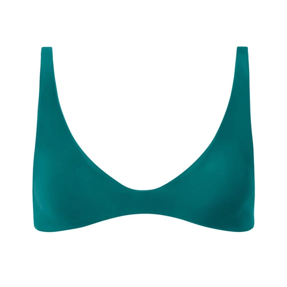 Ark Swimwear Teal Scoop Bikini Top